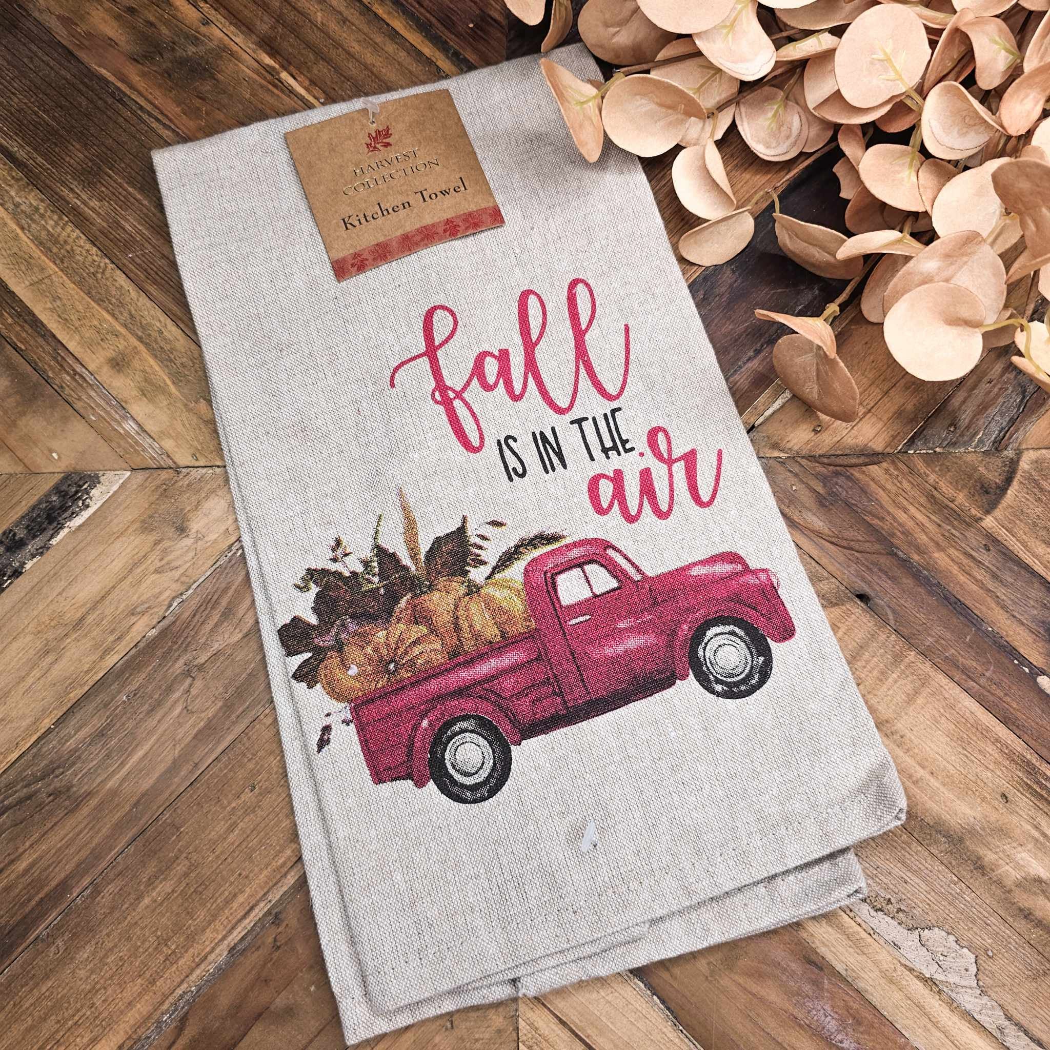 Fall is in the Air Red Truck Pumpkins | Dynamites Vintage